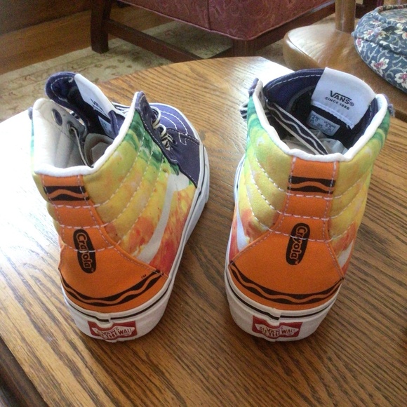 Vans Off the Wall X Crayola  SK-8 Hi Mashup Melt sz Womens 5.5 - Picture 5 of 8
